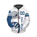 Men's Zip-Up Hooded Sweatshirt Men's 3D Print Zip-Up Hoodie