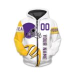 Men's Zip-Up Hooded Sweatshirt Men's 3D Print Zip-Up Hoodie