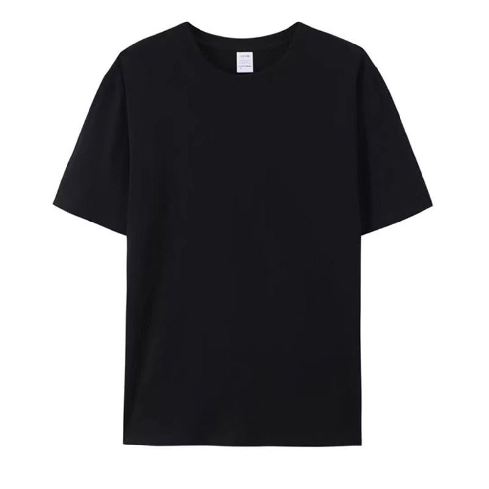 Men's Crew Neck Short-Sleeve Shirt Men's Basic Cotton T-Shirt