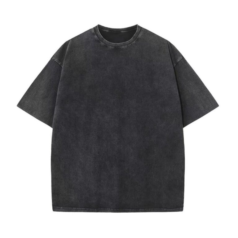 Men's Distressed Short-Sleeve T-Shirt Men's Washed Effect Short-Sleeve T-Shirt